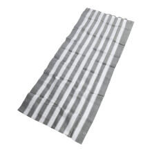 Couvre-balançoires en HDPE avec écran de confidentialité pour balcon, 0,9 x 5 m, protection UV, gris blanc