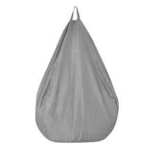 Stuffable Bean Bag Cover for Children and Adults, Stain Resistant Soft Cotton Canvas Bean Bag Chair with Reinforced Hidden Zipper, Machine Washable