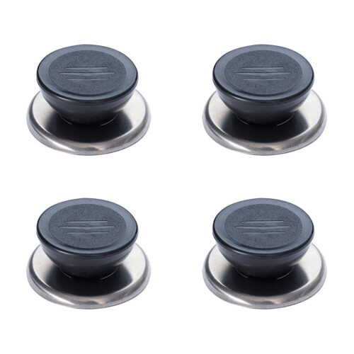 Replacement Pot Lid Knobs, Universal Pot Knobs Stainless Steel Knobs Heat Resistant Cookware Knob Holding Knobs, High Friction Resistant Anti Rust