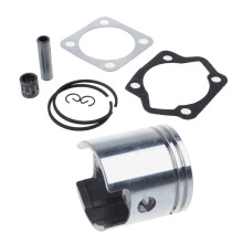 Piston Ring Kit for Motorized Bicycle Engine, High Precision 47mm Piston Assembly for 2 Stroke 80cc Pit Bike, Replacement for PW80 1987-2006 with