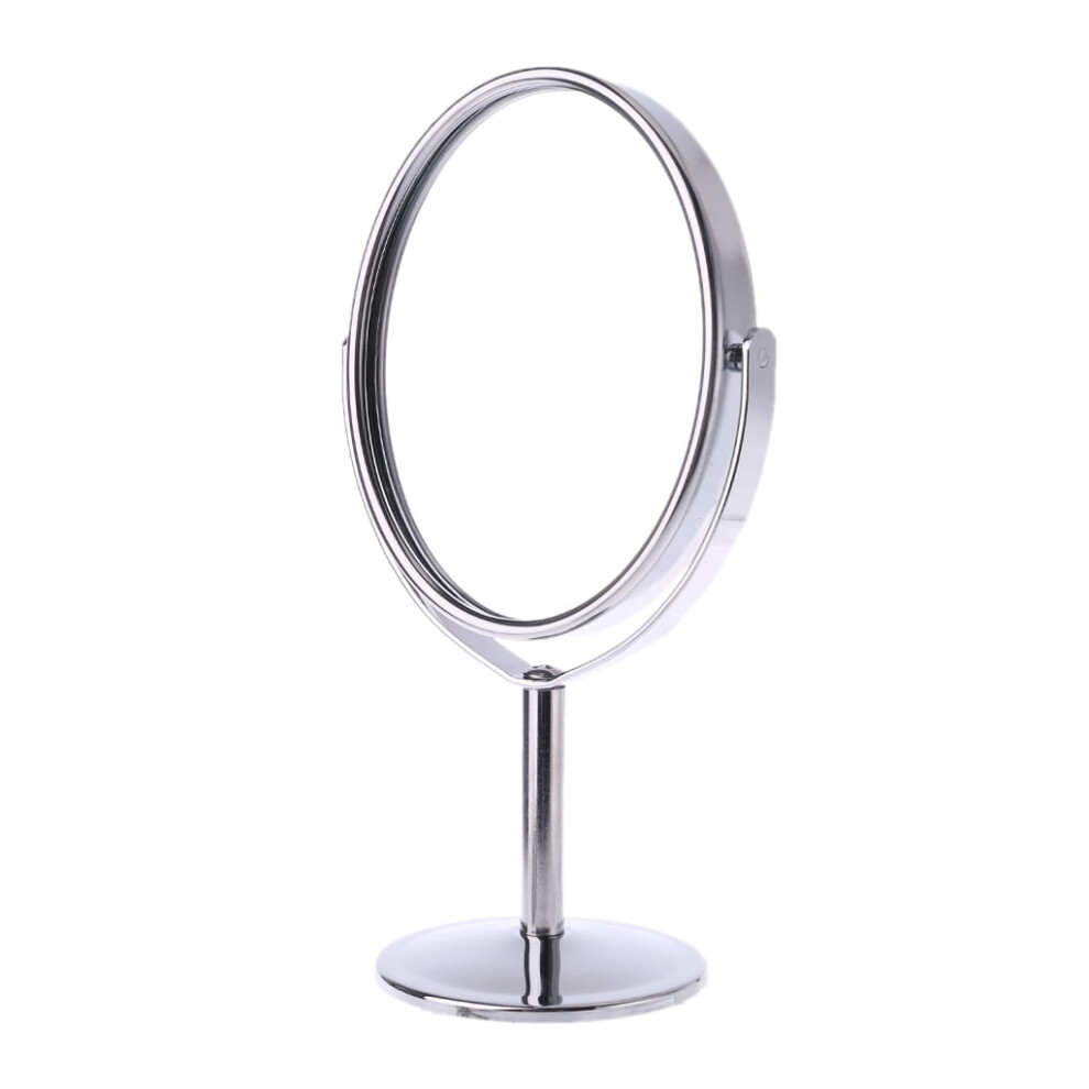 Easy Viewing Vanity Mirror, Multifunctional Makeup Mirror with Anti-Slip Base and 360 Free Rotation, High-Definition Double-Sided Cosmetic Mirror