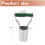 Garden Bulb Planter Tool, Spring Handle Operated Transplanter with Strong and Sharp Notch Tip, Thumb-Activated Handle for Fast Soil Release, 5