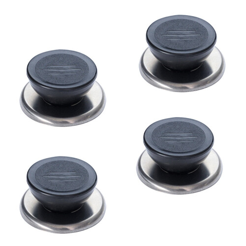 Replacement Pot Lid Knobs, Universal Pot Knobs Stainless Steel Knobs Heat Resistant Cookware Knob Holding Knobs, High Friction Resistant Anti Rust 2