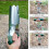 Garden Bulb Planter Tool, Spring Handle Operated Transplanter with Strong and Sharp Notch Tip, Thumb-Activated Handle for Fast Soil Release, 3