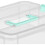 Plastic Stack Carry Box for School Supplies, Carry Handle with 2 Tiers Stackable Design, Transparent Stackable Storage with Latching Storage 4
