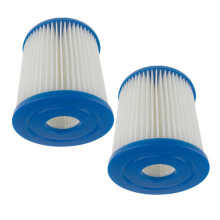 Pool Filter Replacement Cartridge 2Pack for Inflatable Spas and Swimming Pools, Micro Particle Trap Filtration
