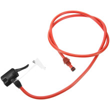 Bicycle Pump Hose Plastic Head EasySwitch Valve, Portable Inflator Hose for Road And Mountain Bikes, Sports Balls