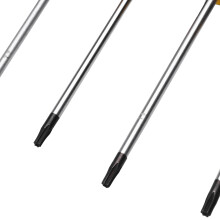 1 Jeu de Tournevis Torx Cr-V avec Trou Jeu de Tournevis MagnéTique T5-T10 pour Jeu D'Outils de RéParation de TéLéPhone