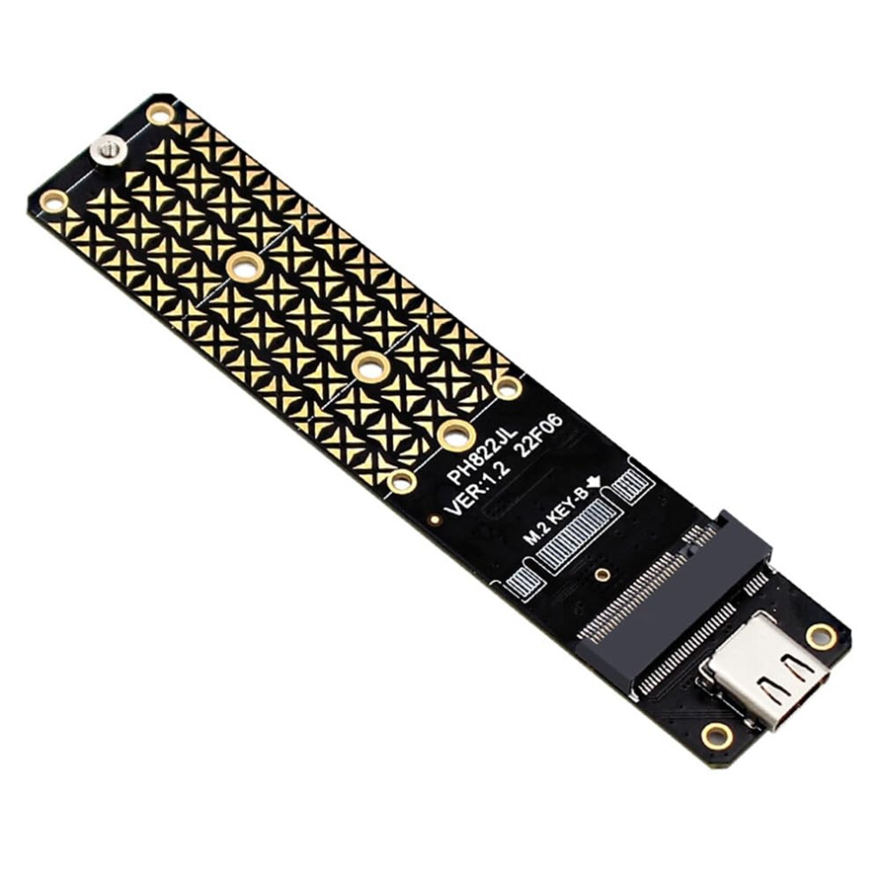 M.2 Nvme Usb 3.1 Adapter M.2 Bkey C Converter 10Gbps Ngff Sata Ssd For 2230 2242 2260 2280 9199774394963