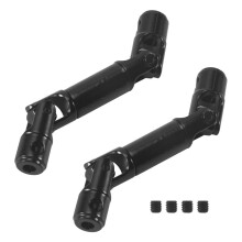 2PCS Upgrade Metal Driving Shaft for WPL HengLong 1/16 RC Car Parts Crawlers Truck,Black
