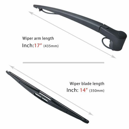 for  Trailblazer Envoy  Rainier Windshield Wiper Arm Blade Set 1