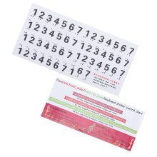 Piano Scale Staff Decals Stickers Removable for Synthesizer & Hand Roll Piano