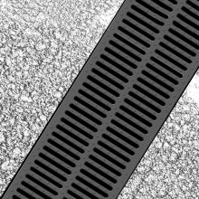 Heavy Duty Driveway Drain Cover 50x20cm Outdoor Resin Patio Grate with Load Capacity