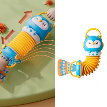 Blu Giocattolo Accordion per Bambini - Forma di Gufo, Design a Impugnatura e Ruolo Educativo