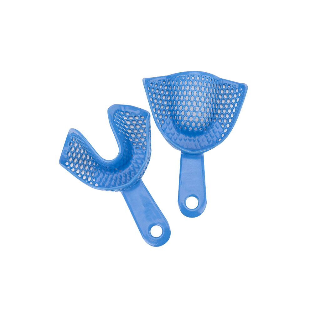 Autoclavable Dental Impression Trays Perforated Plastic Impact Resistant Distortion Free Impressions Smooth Edges Compatible With Materials Anatomica
