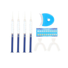Kit de albire a dinților cu lumină LED acceleratoare, gel cu peroxid de carbamidă pentru rezultate rapide, sistem de albire a dinților de nivel