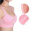 Women's Pink Full Coverage Wireless Nursing Bra L, Comfy Support 8