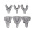 Professional Dental Tools, Smooth Surface Perforated Impression Trays, High-Grade Plastic For Safe Usage, Steady Flow Of Impression Material, Adjusta 2