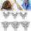 Professional Dental Tools, Smooth Surface Perforated Impression Trays, High-Grade Plastic For Safe Usage, Steady Flow Of Impression Material, Adjusta 4