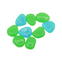Glow Pebbles for Outdoor Decor, Luminous Stones Garden Pebbles Rocks Glow Rocks Resin Pebbles for Pathway Lighting Fish Tank Vase Filler, Water