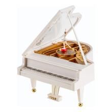Ballerina Music Box with Wooden Finish, Unparalleled Quality Mechanical Piano Music Box, Battery Not Required Melody Box, Perfect Gift for All