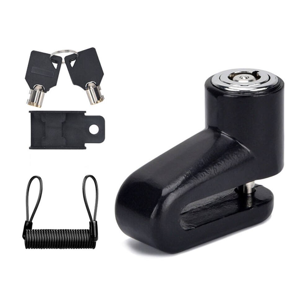 Disc Brake Lock For Motorcycle, Anti-Theft Device Sturdy Wheel Lock With High Strength Alloy Construction, Cnc Machined Aluminum Rust-Resistant 9165521326976