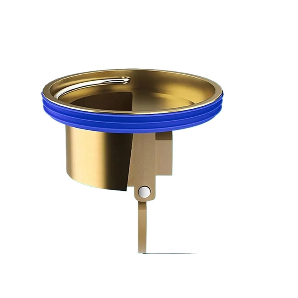 Brass Gravity Floor Drain Core With Shower Drain Trap, Anticlog Hair Catcher For Bathroom Kitchen 9199774396332