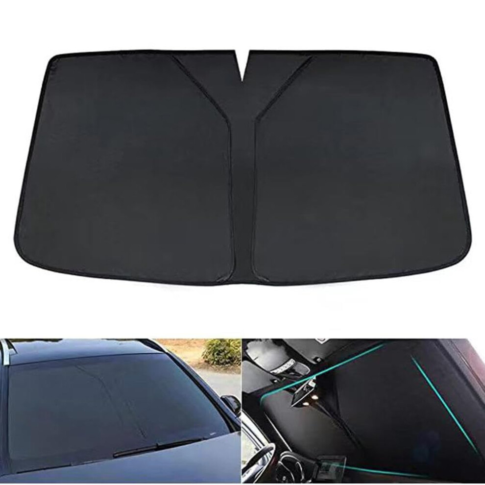 Windshield Sunshade For Mercedes-Benz C-Class W202 1993-2001, Portable Foldable Car Window Visor, Uv Protection 9199774396752