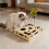 Boîte d'enrichissement de lime à ongles pour chats, avec boule, 5