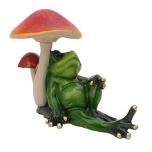 Frösche-Figuren-Statue, Tierskulptur aus Kunstharz,-XX49012