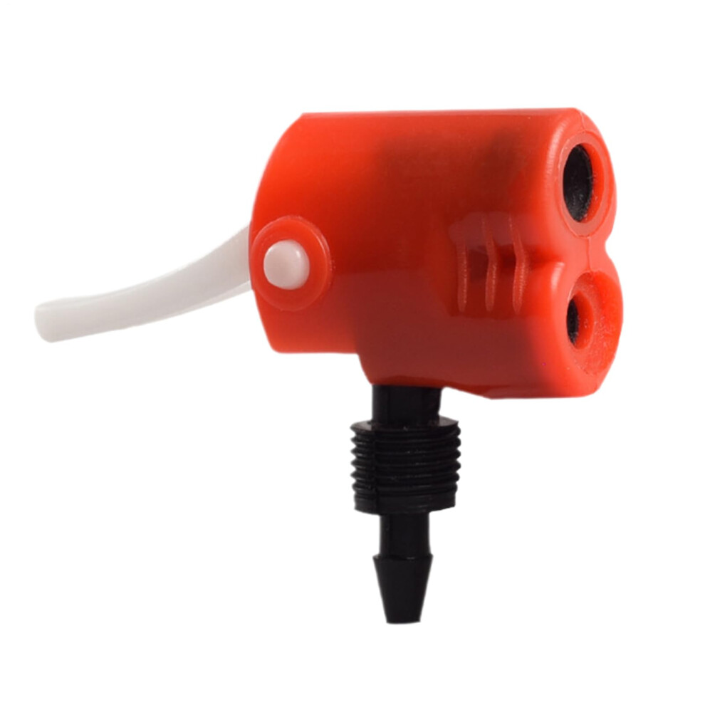 Air Pump Replacement Nozzle, Leakproof Inflator Nozzle, Large Outlet, Rustproof Parts, For Balls Motorcycles Cars Red 9199774396875