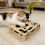 Boîte d'enrichissement de lime à ongles pour chats, avec boule, 4