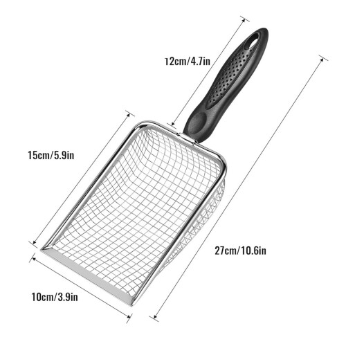 2 Stück Metall-Hühnerställe, Schaufel, ergonomischer Griff, 2