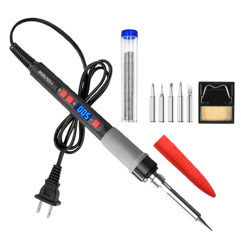 Electric Soldering Iron 90W Adjustable Fast Heating Welder For Electric Fabrication 9199774396998
