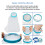 Couverture Réutilisable pour Jambe d'Enfant - Conception Élastique Douce et Imperméable 5