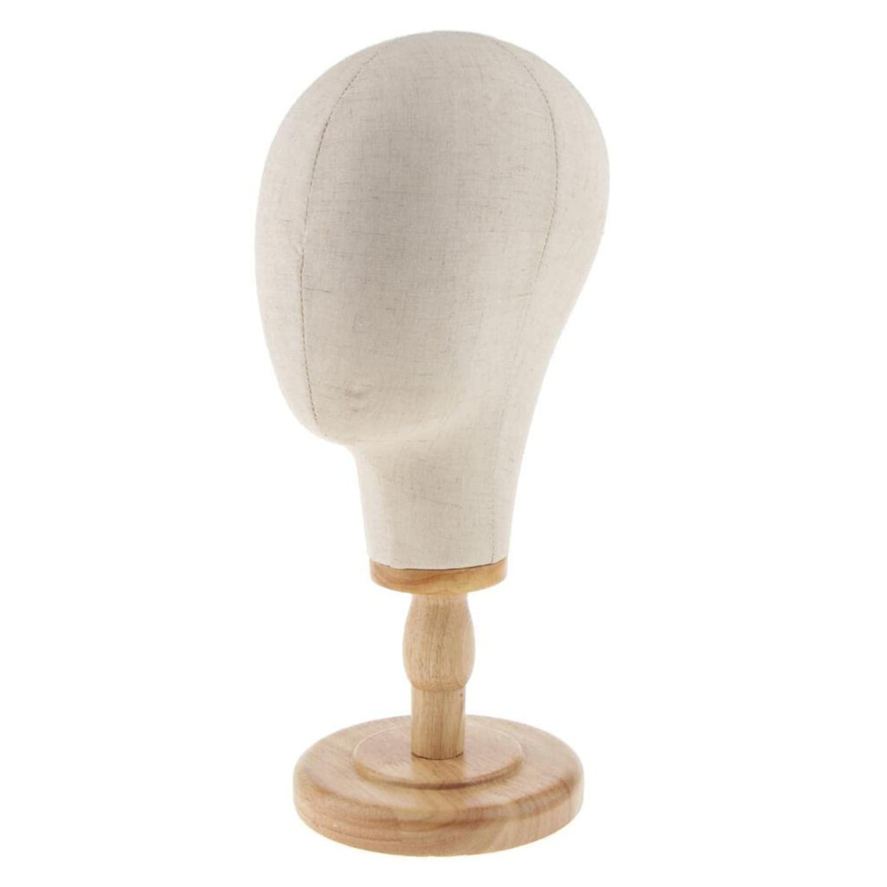 Wig For Head Stand Mannequin 22 Inch Canvas Block Head For Wig Styling Home Or Salon Use