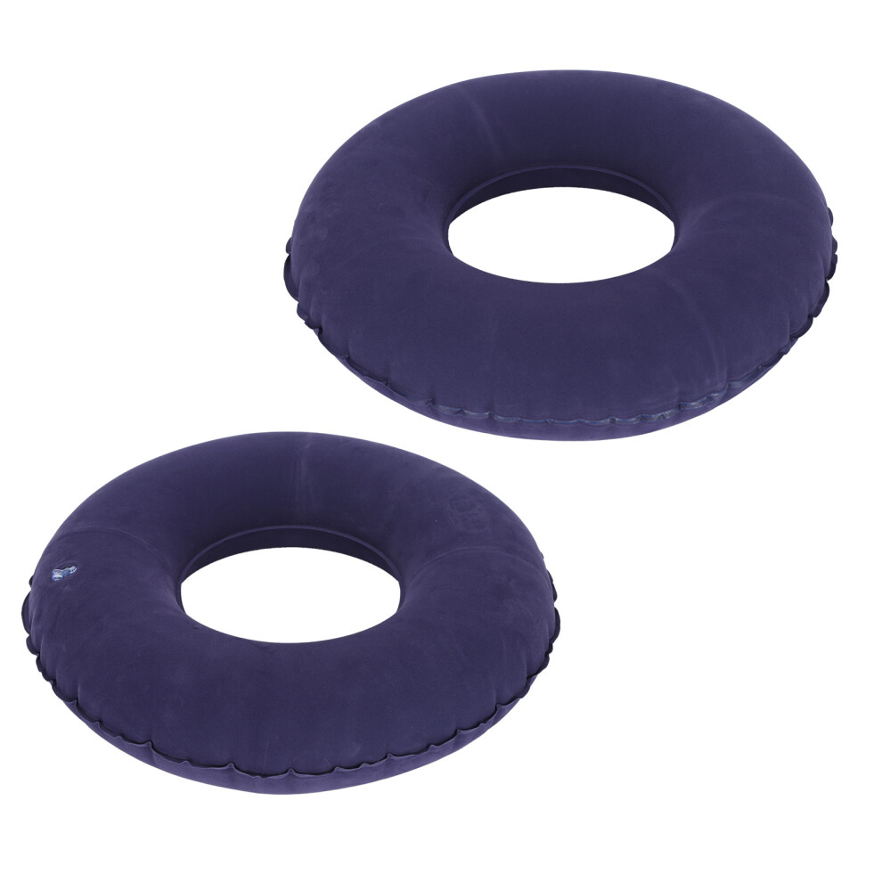 Dark/Blue Inflatable Hemorrhoid Tailbone Cushion Pvc Abs Soft & Moderate Thickness