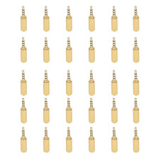 Adattatore audio per cuffie stereo o mono, da 3,5 mm maschio a 2,5 mm femmina, convertitore con contatti placcati in oro per dispositivi iPhone,