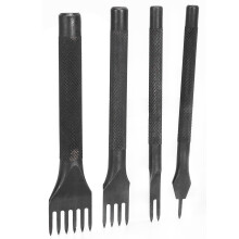 Lederlochpistole 1/2/4/6 Zähne Edelstahl DIY Fadenloch Set