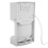 WallMounted Air Wiper 1000W, Automatic Hand Dryer, Touchless Sensor, Drip Tray, Silver Finish, Restroom 5