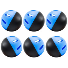 Soft Baseballs Set Of 6, 74mm Soft Baseballs, Lightweight, Indoor Outdoor Training, Blue