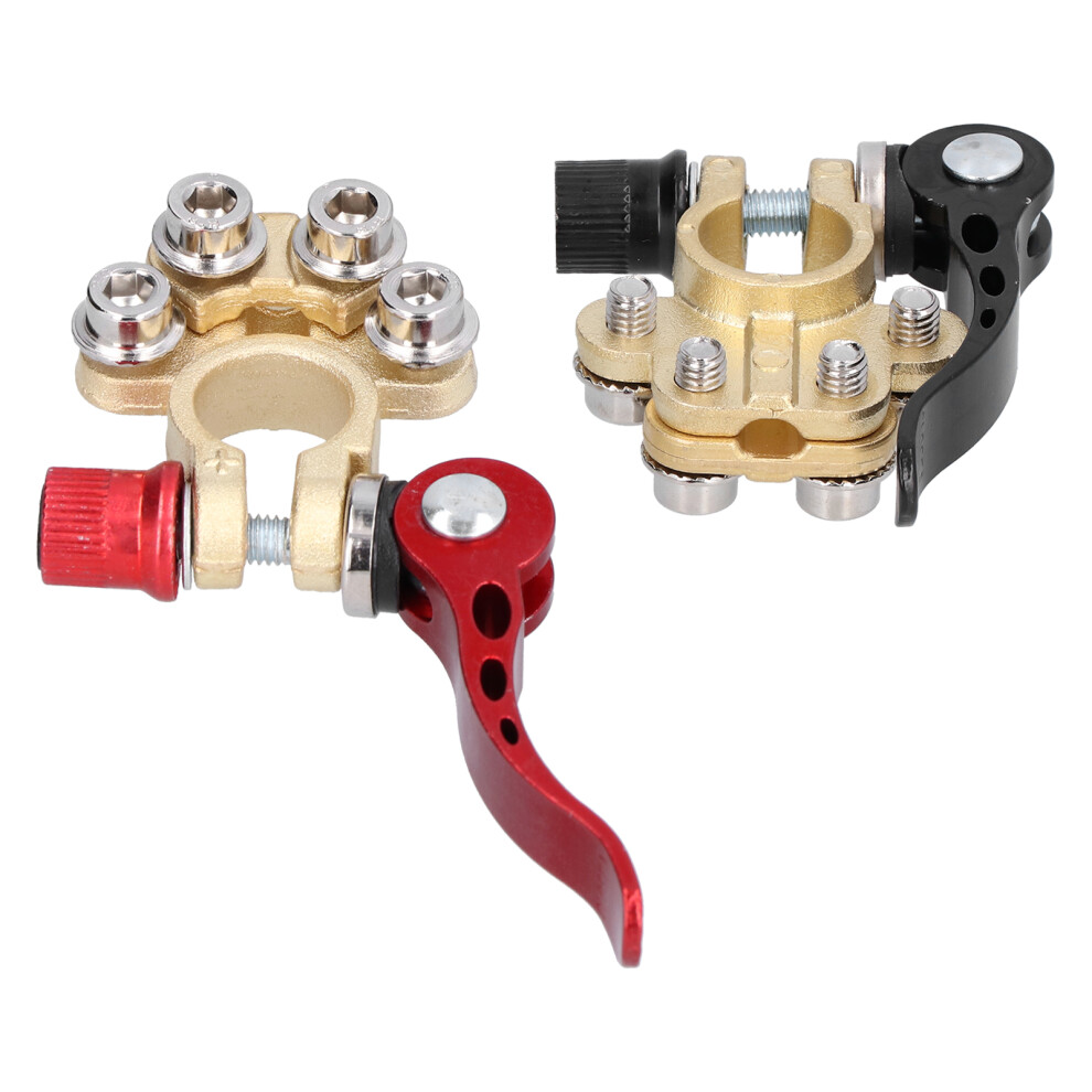 4 Way Battery Terminal Clamp For Truck & Vehicle - Positive Negative X0374 8371378036314