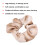 Scrunchie elastici per capelli 10 pezzi - Taglia unica - Crema 6