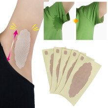 Adesivos antitranspirantes para axilas, fáceis de usar, com forte aderência, absorventes de suor e prevenção de odor para homens e mulheres.