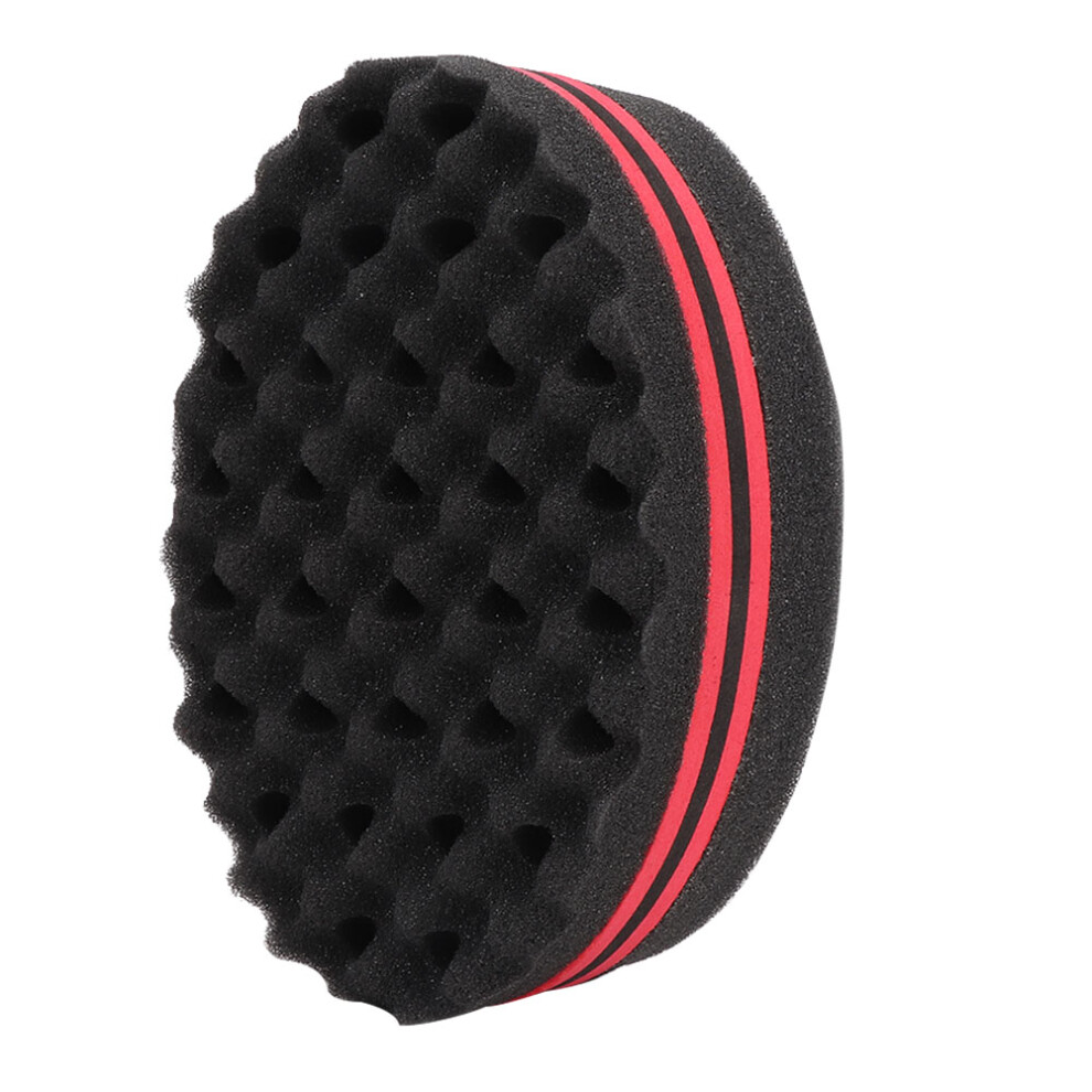 Reusable Hair Brush For Afro Curl And Dreadlocks High Quality EVA Sponge Twist Tool Double Sided Design Magic Barber Sponge Foam Wave Brush For