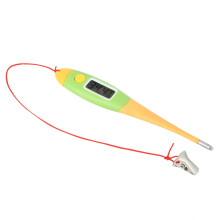 LCD Animal Thermometer High Sensitivity Fast Result Electronic Thermometer For Horses Livestock Sturdy Build Ergonomic Grip Equipped With Clip For
