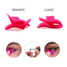 Makeup Template Shaper For Eyeshadow Stencil Models, Beauty Tool Accessories With Precise Application, 2Pcs Non-Toxic Silicone, Washable And