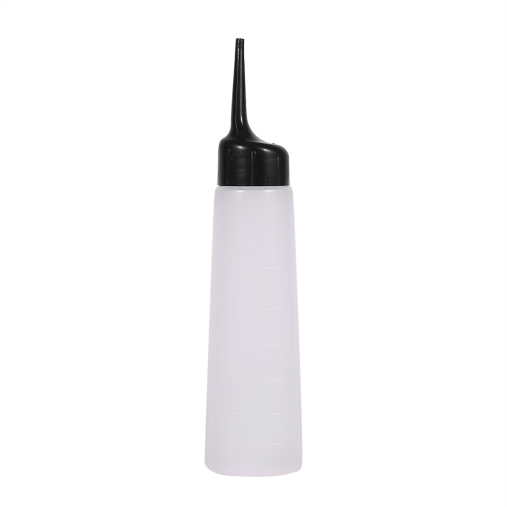 Measuring Scale Applicator Bottle Angle Tip Precision Tip Sealing Design Transparent Bottle Refillable Container Anti Leak Easy To Clean Salon Use