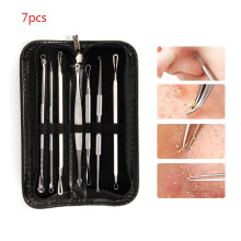 7Pcs Acne Treatment Kit, Ergonomic Pimple Extractor Tools with Anti-Slip Handles for Safe and Effective Blemish Removal