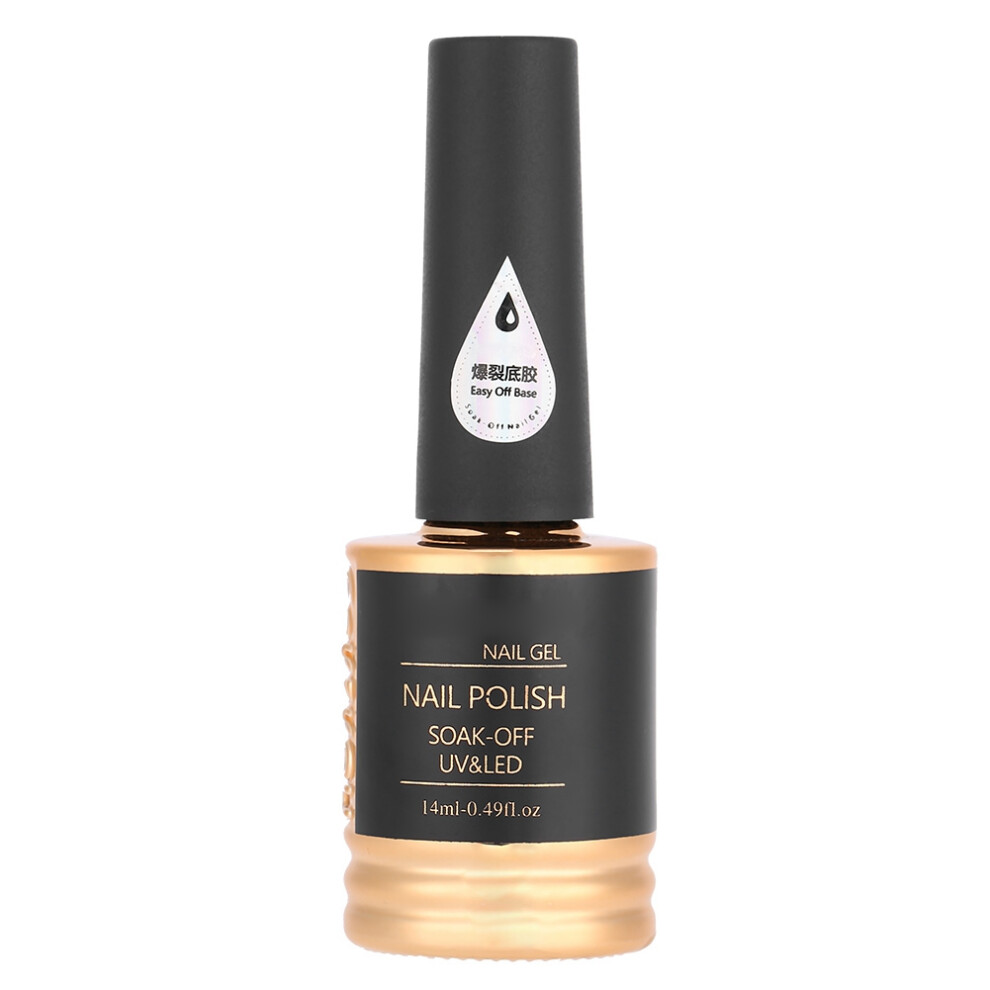 Easy Application and Removal Nail Foil Glue, Soak Off Foil Transfer Gel with Long Lasting Wear, Non Toxic Nail Art Gel for DIY Nail Art Design, Stron